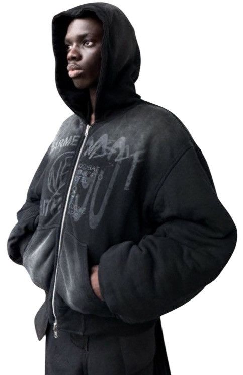 No Faith Studios No/Faith Studios Reversible Hood Bomber Jacket Black Size US L / EU 52-54 / 3 - 6 Thumbnail