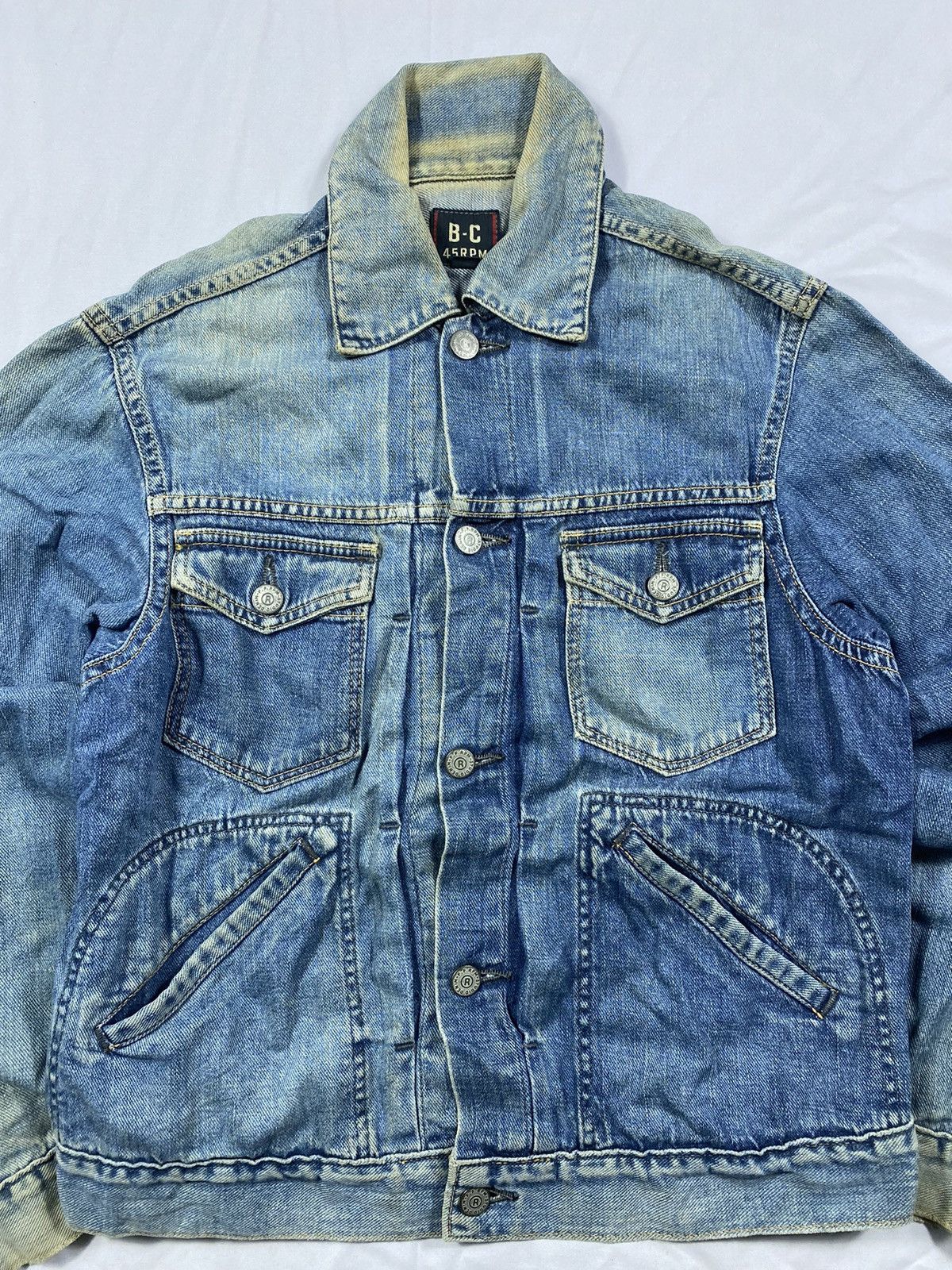 45rpm Japanese 45RMP B-C zip up Jacket denim Size US M / EU 48-50 / 2 - 5 Thumbnail