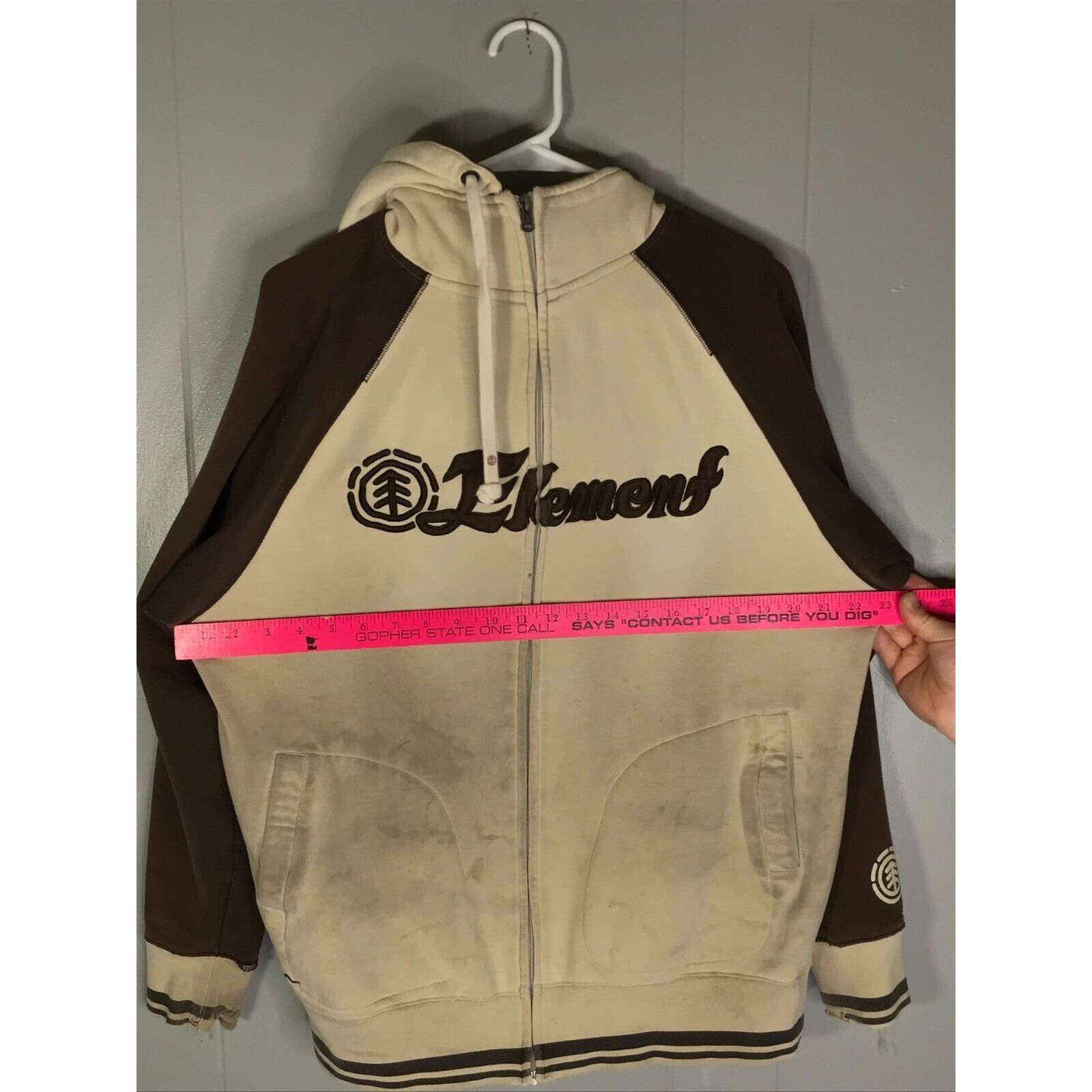 Element VINTAGE Element Skateboards Sweater medium Full Zip Hoodie S Size US M / EU 48-50 / 2 - 7 Thumbnail