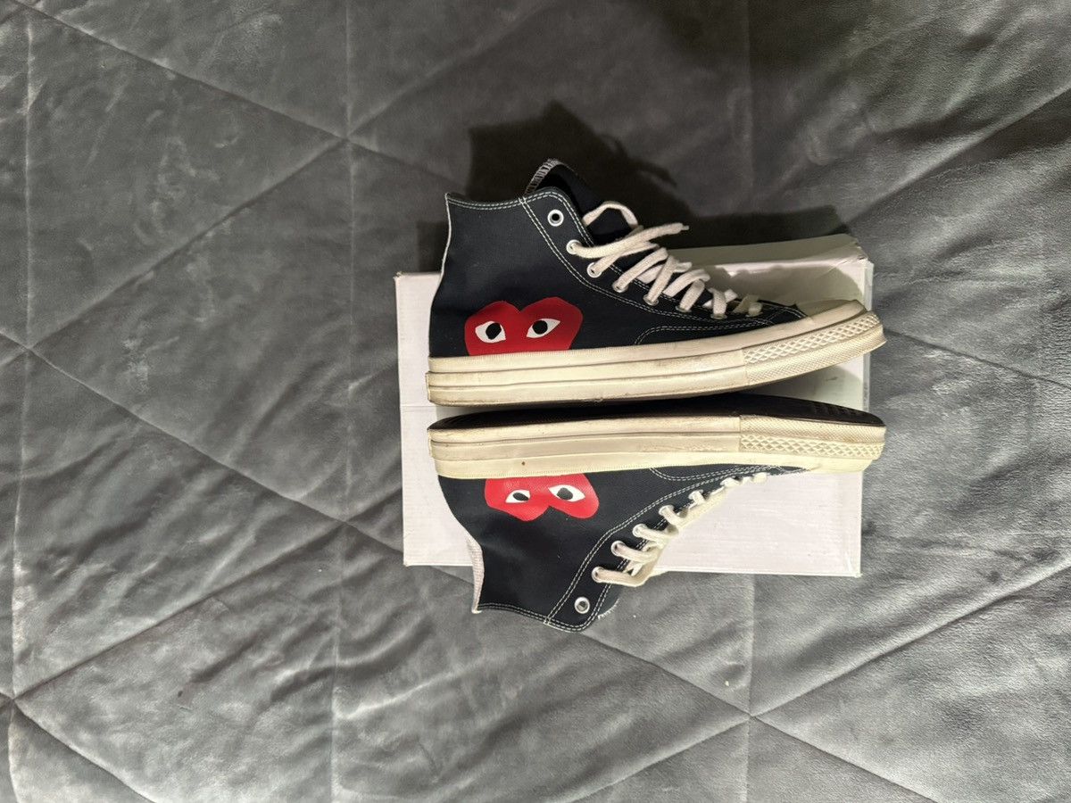 Comme des Garcons PLAY × Converse CdG PLAY x Converse Mens Chuck Taylor All Star Peek-A-Boo Size US 12 / EU 45 - 1 Thumbnail