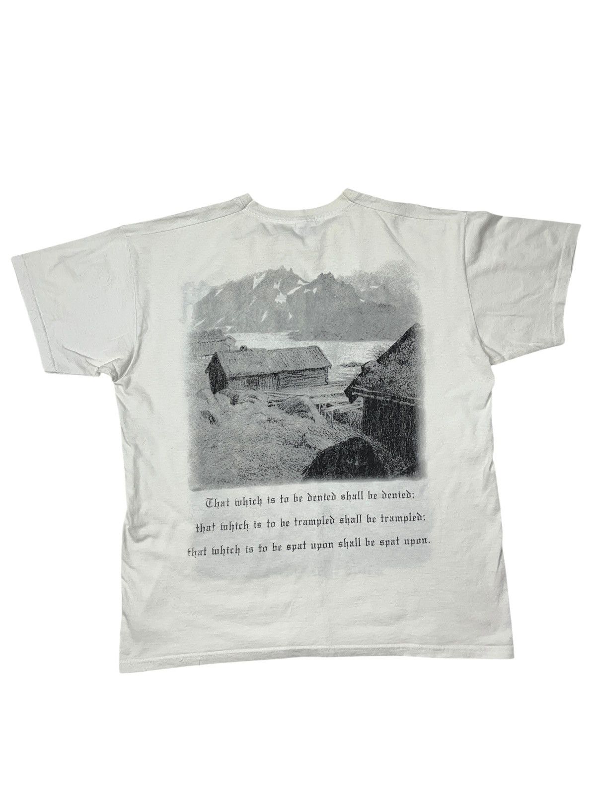 Band Tees Vintage 00s Burzum Hvis lyset tar oss T-shirt Darkthrone Size US L / EU 52-54 / 3 - 2 Thumbnail
