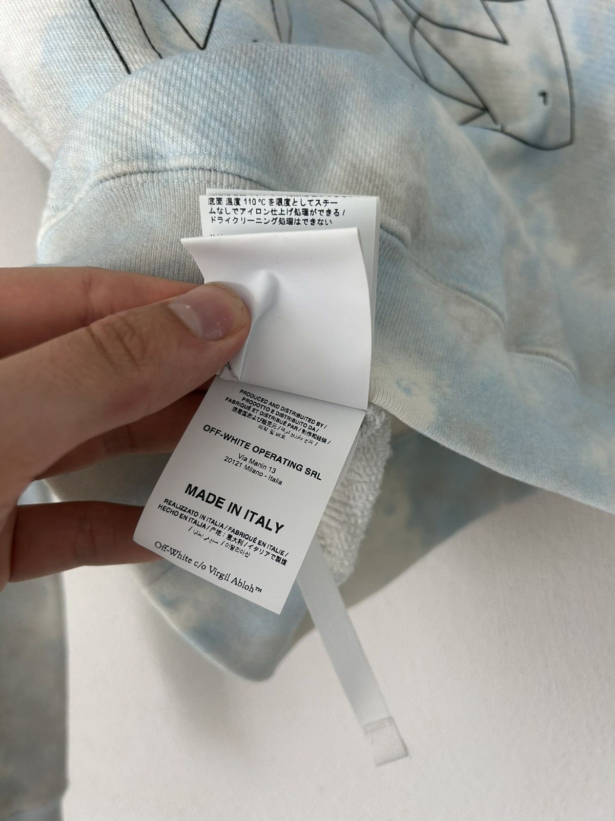 Off-White SS2020 Tie Dye Sweatshirt Size US M / EU 48-50 / 2 - 14 Thumbnail