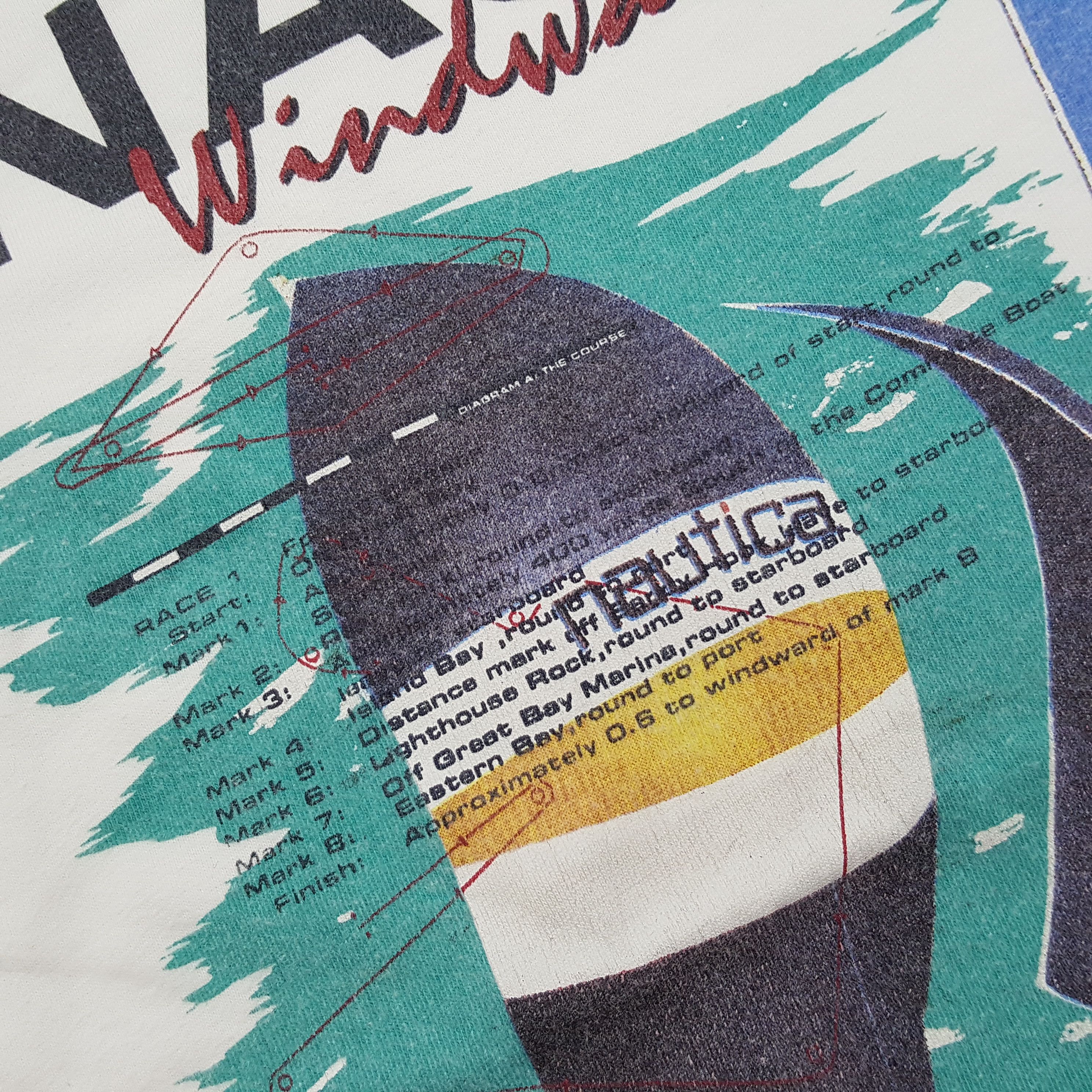 Nautica × Vintage Nautica Surfing Design Style Tshirt Size US L / EU 52-54 / 3 - 3 Thumbnail