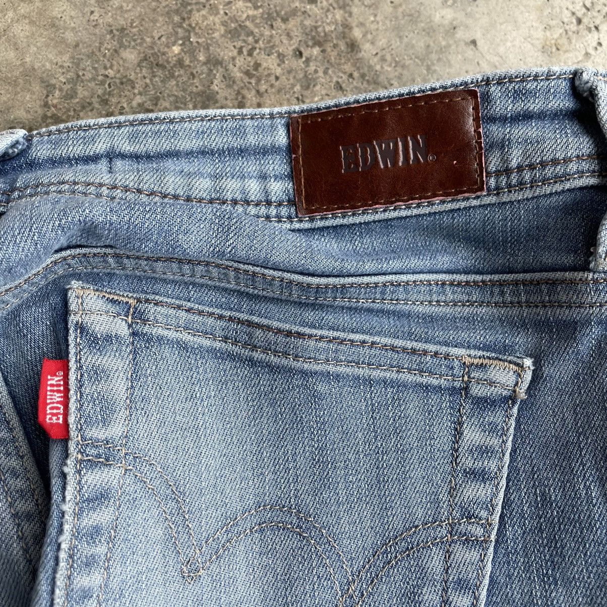 Edwin 🔥Vintage Edwin Stoned Washed Ripped Women Denim Jeans Size 28" / US 6 / IT 42 - 10 Thumbnail