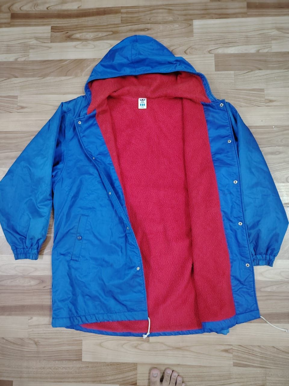 Vintage Adidas Fleece Big Logo Jacket