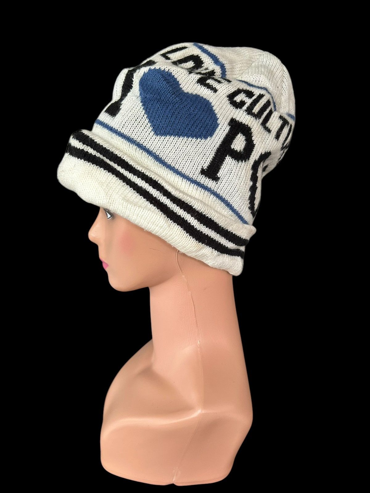 Japanese Brand × Kapital × Vintage I 🩵 POP Love Culture Beanie Hats Size ONE SIZE - 5 Thumbnail