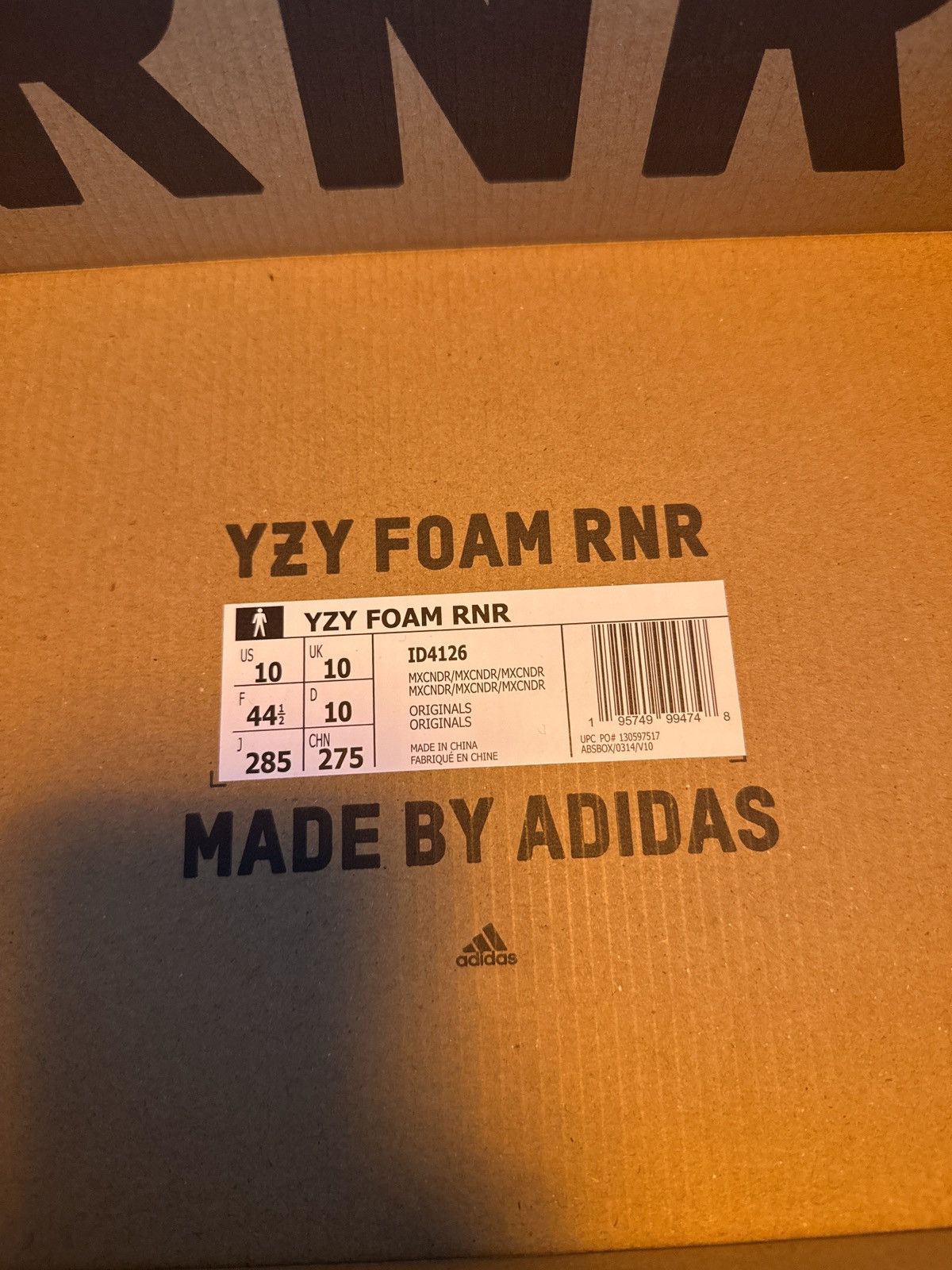 Adidas Yeezy Foam rnnr Size US 10 / EU 43 - 12 Thumbnail
