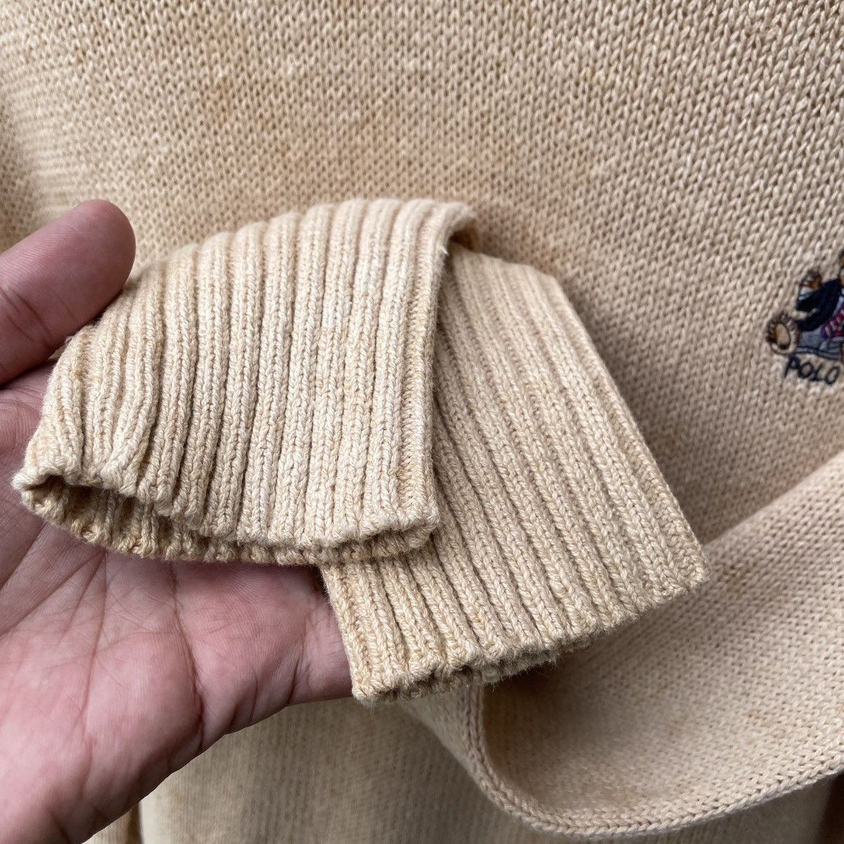Polo Ralph Lauren 🔥Vintage Polo Ralph Lauren Polo Bear Logo Jumper Knitwear Size US M / EU 48-50 / 2 - 8 Thumbnail