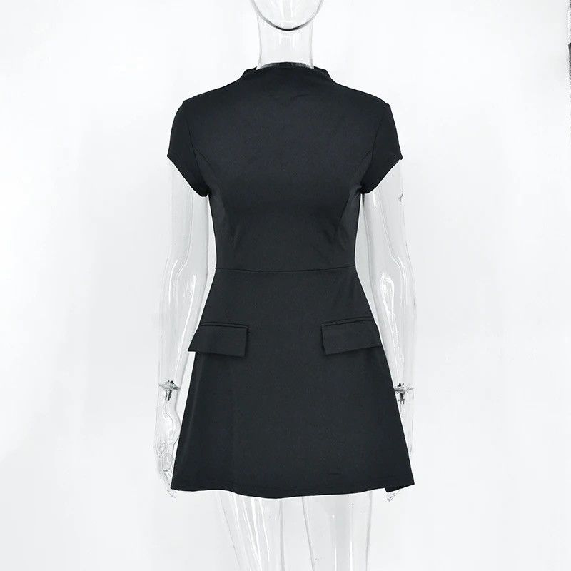 Other Casual Streetwear Women Mini Black Dress Size M / US 6-8 / IT 42-44 - 4 Thumbnail