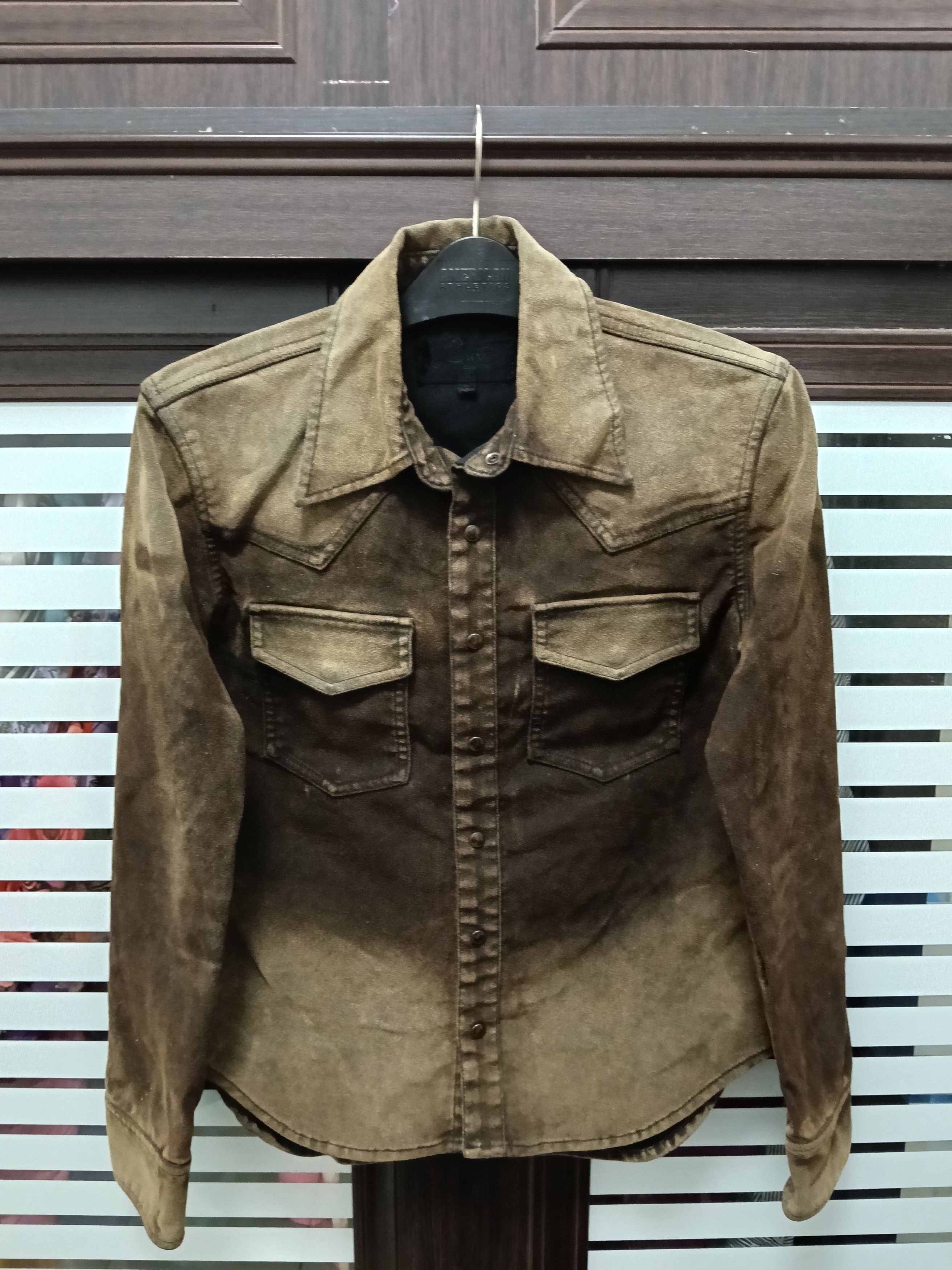 JACKROSE 💥 Jackrose Luv Maison Suede Western Shirt💥 Size US S / EU 44-46 / 1 - 4 Thumbnail