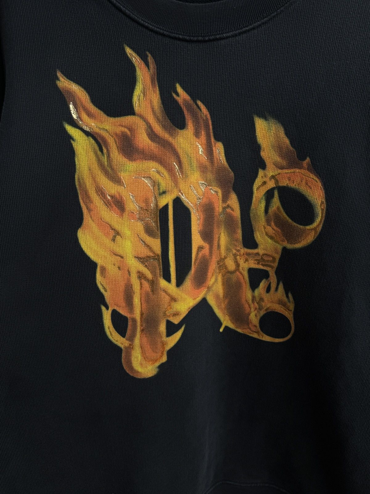 Palm Angels Burning monogram-print sweatshirt Size US M / EU 48-50 / 2 - 3 Thumbnail