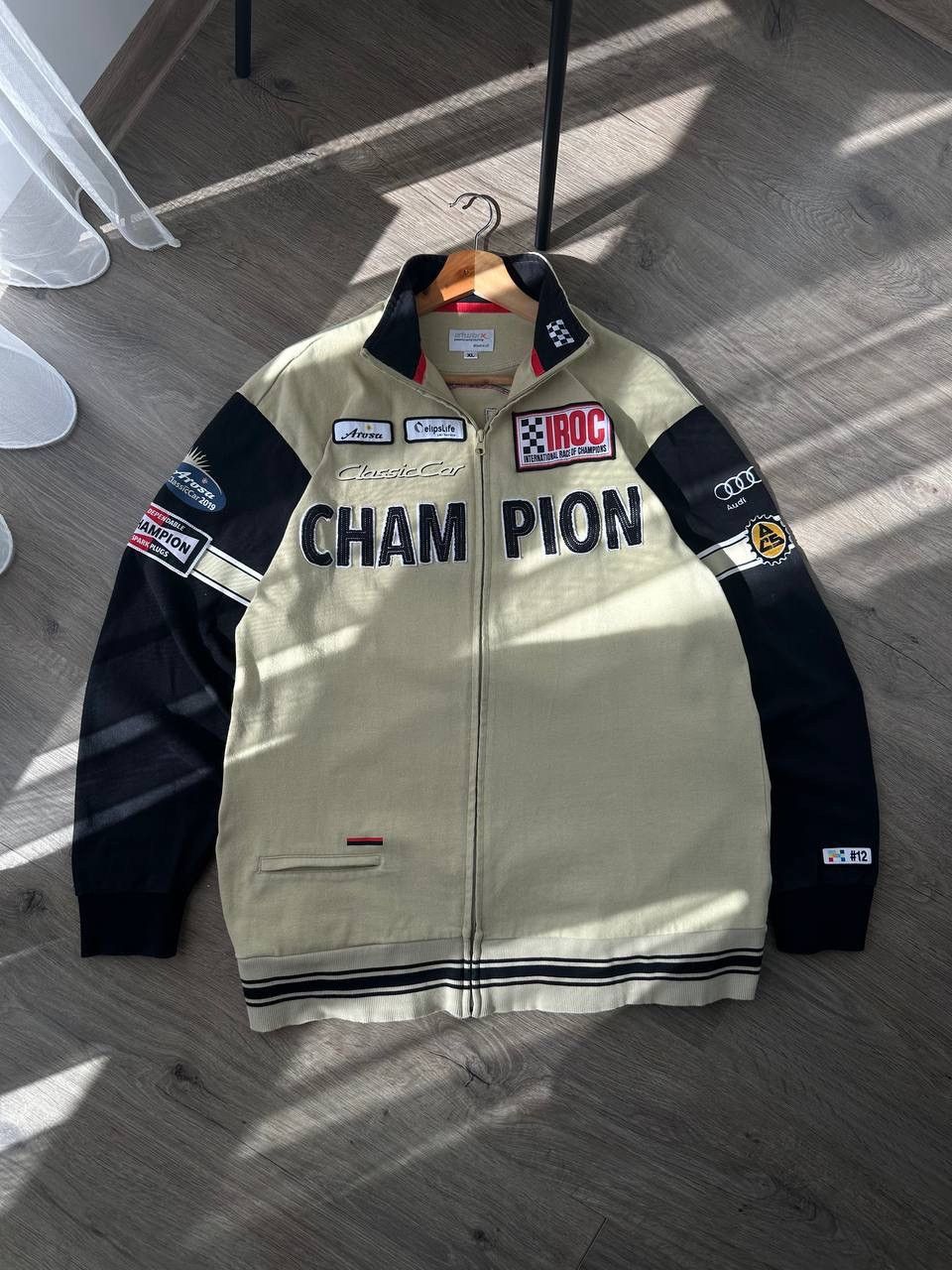 Japanese Brand × Vintage Vintage Japanese Racing Champion 12 Classic Car Hoodie Size US L / EU 52-54 / 3 - 1 Thumbnail