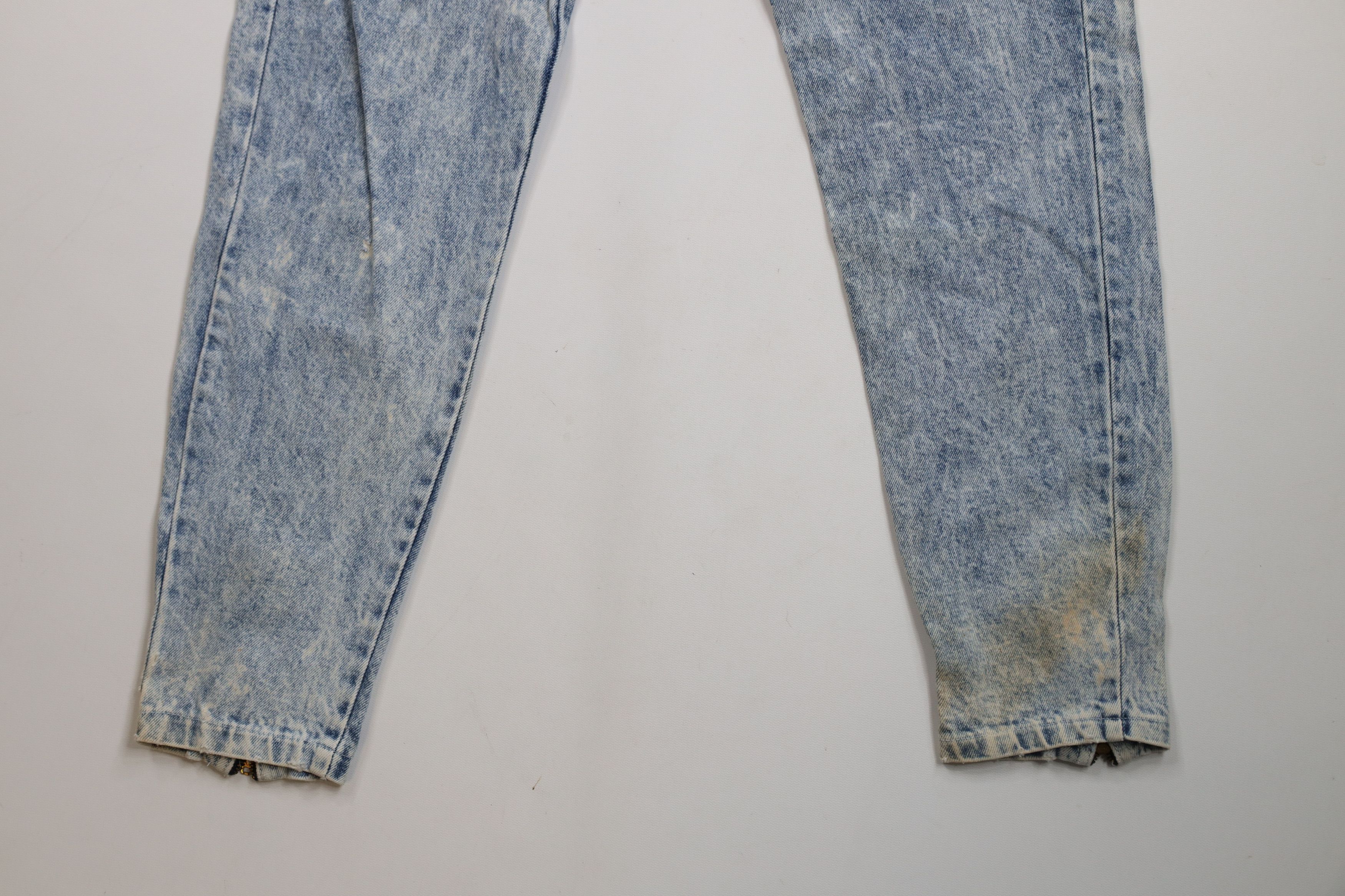 Vintage Vintage 80s 90s Streetwear Acid Wash Tapered Leg Jeans USA Size 28" / US 6 / IT 42 - 4 Thumbnail