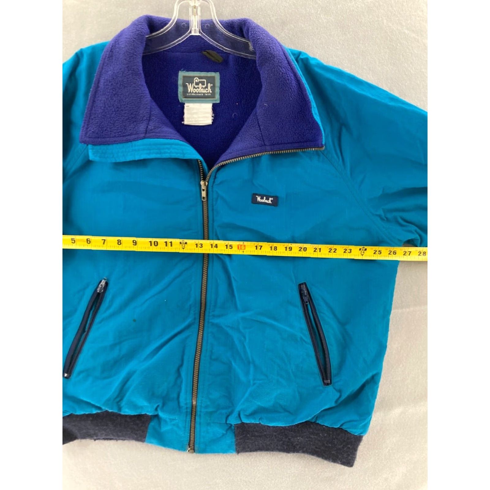 Vintage VINTAGE Woolrich Coat Mens LARGE Blue Size US L / EU 52-54 / 3 - 4 Thumbnail