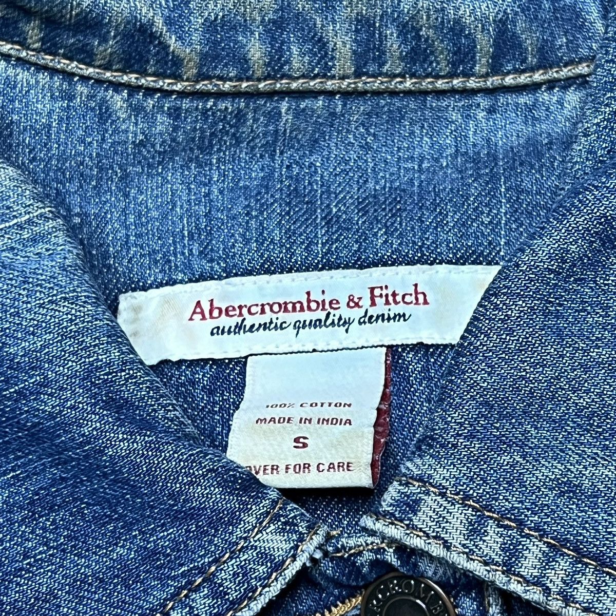 Abercrombie & Fitch × Vintage Vintage Abercrombie & Fitch Women’s Trucker Jean Jacket S Size S / US 4 / IT 40 - 10 Thumbnail