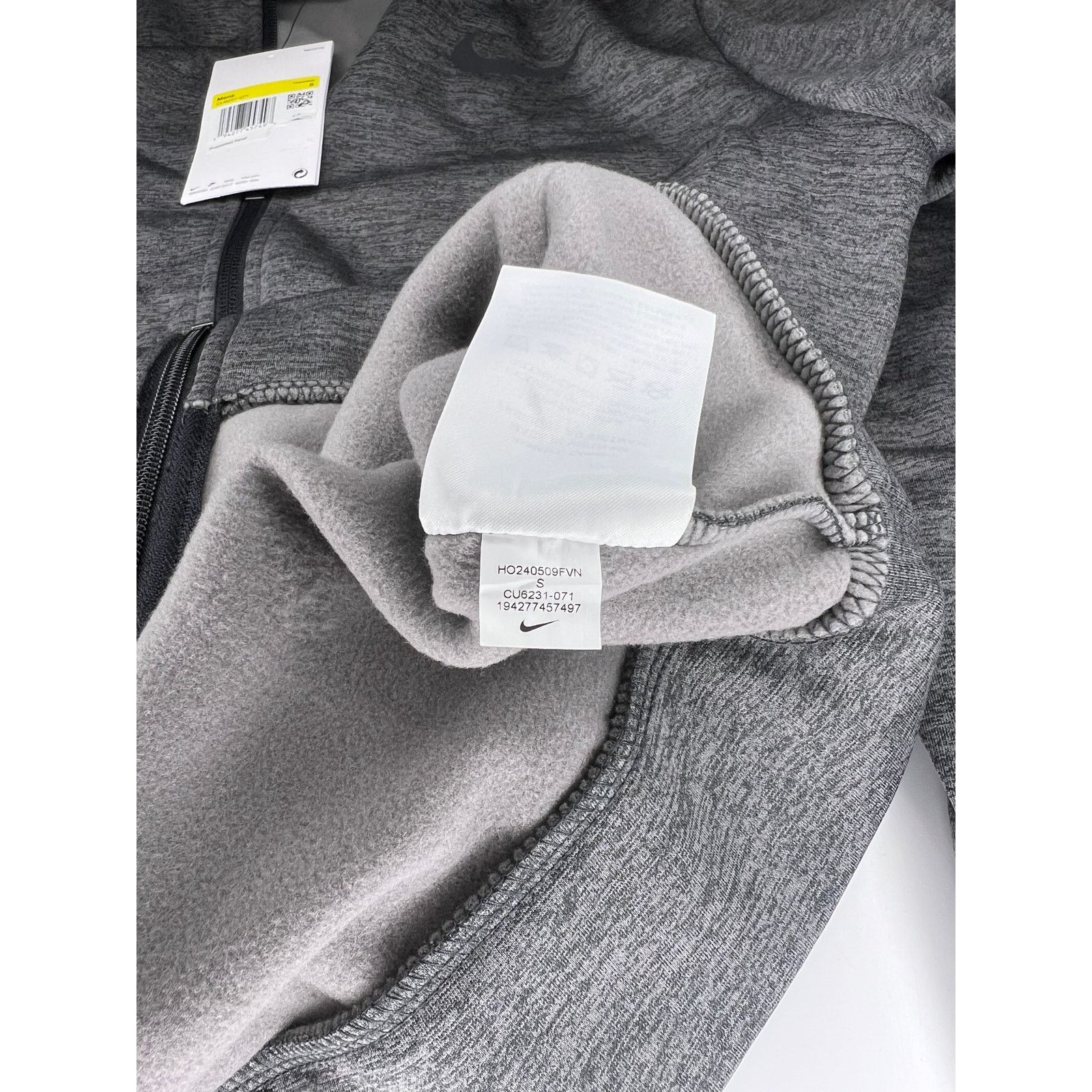 Nike Nike Dri-FIT Full Zip Hoodie Sweatshirt Gray Size Small mens Size US S / EU 44-46 / 1 - 10 Thumbnail
