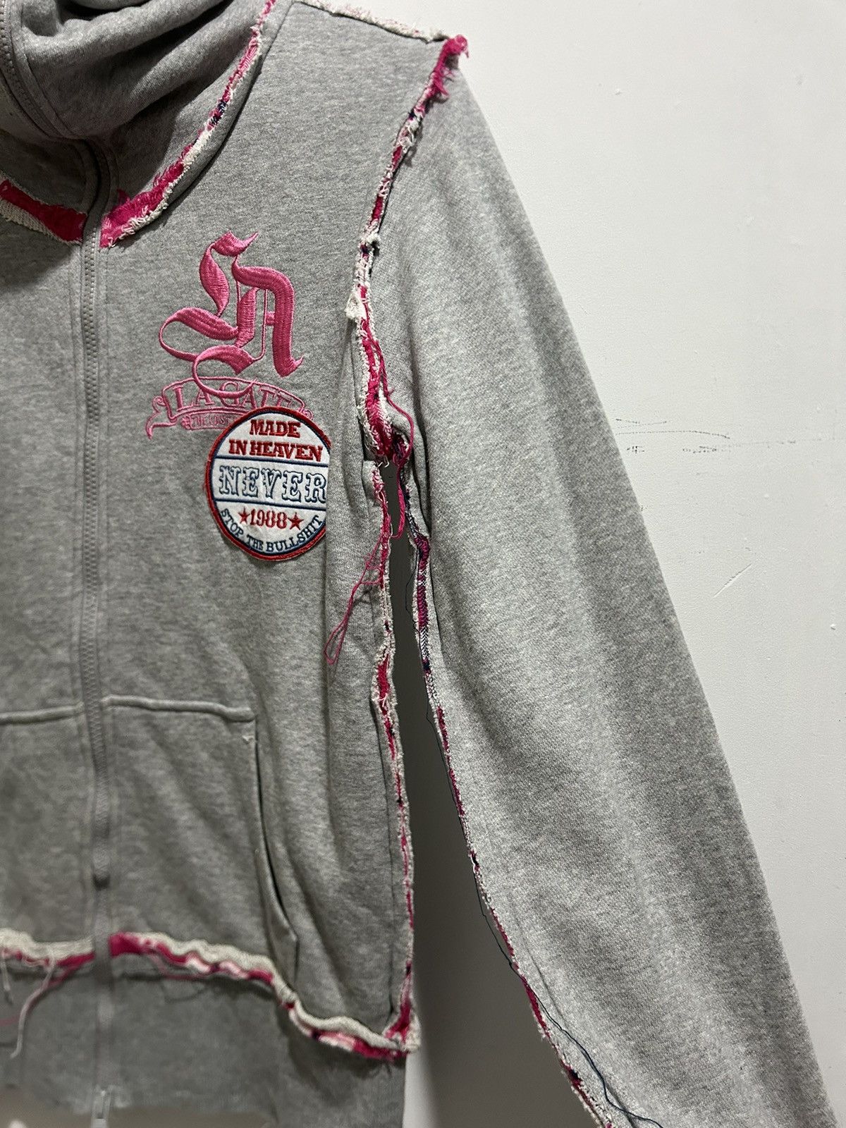 Japanese Brand Y2K LA Gate Japanese LGB Style Full Zip Hoodie Size US M / EU 48-50 / 2 - 9 Thumbnail