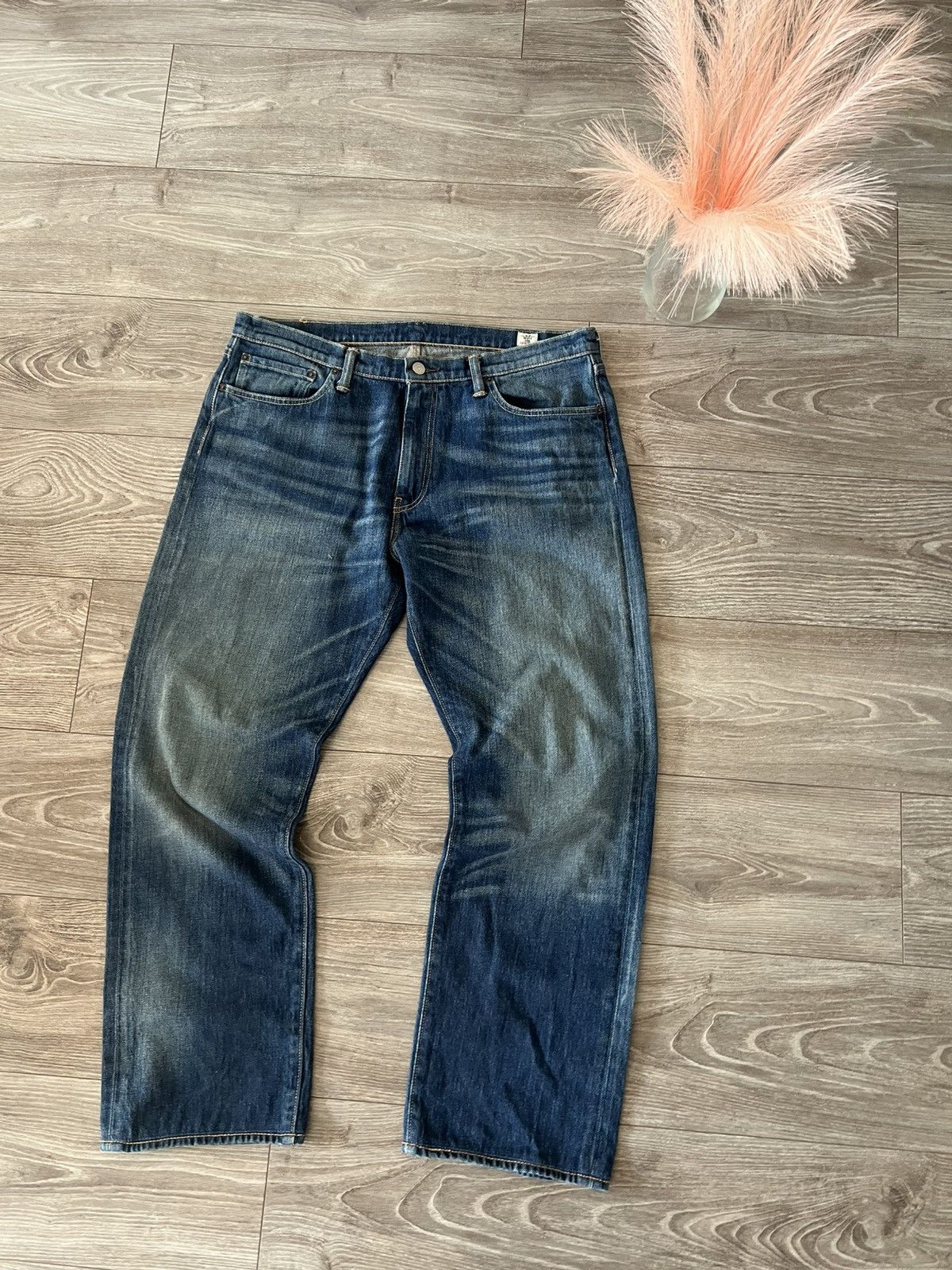 Levi's × Levi's Vintage Clothing ‼️Vintage Levis 504 White Oak Cone Denim Pants‼️ Size US 36 / EU 52 - 11 Thumbnail