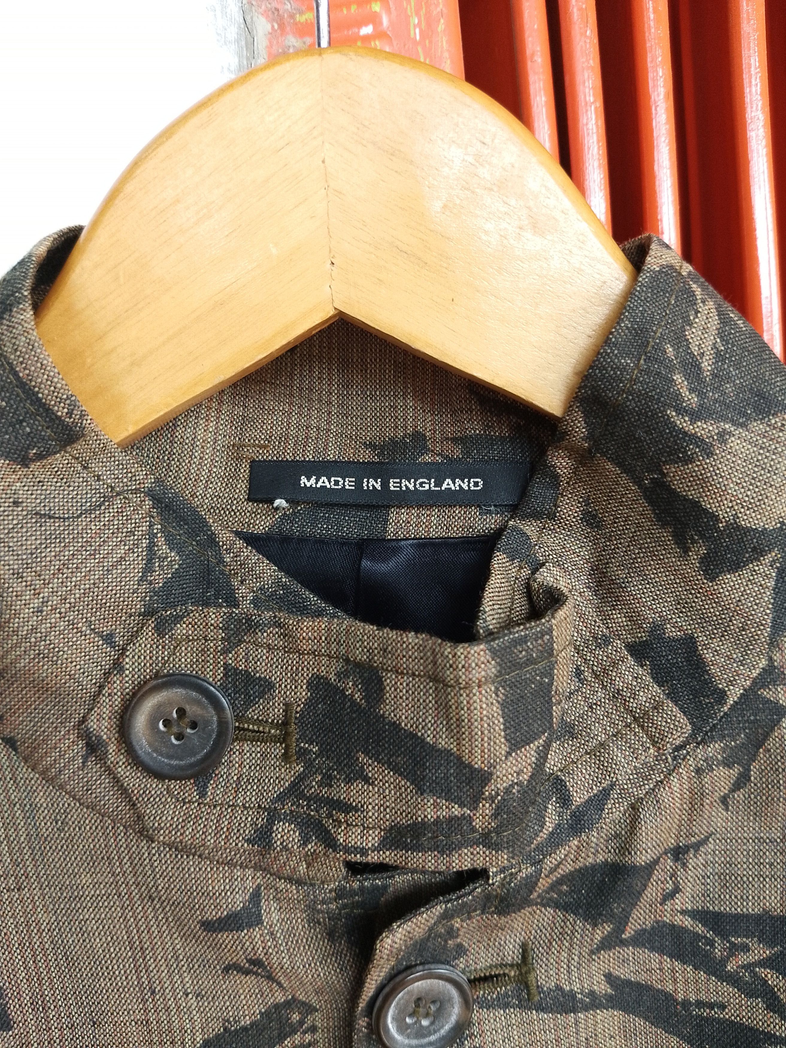 Vintage × s.Oliver Vintage Oliver Spencer Military Heringbone Linen Wool Size US L / EU 52-54 / 3 - 6 Thumbnail