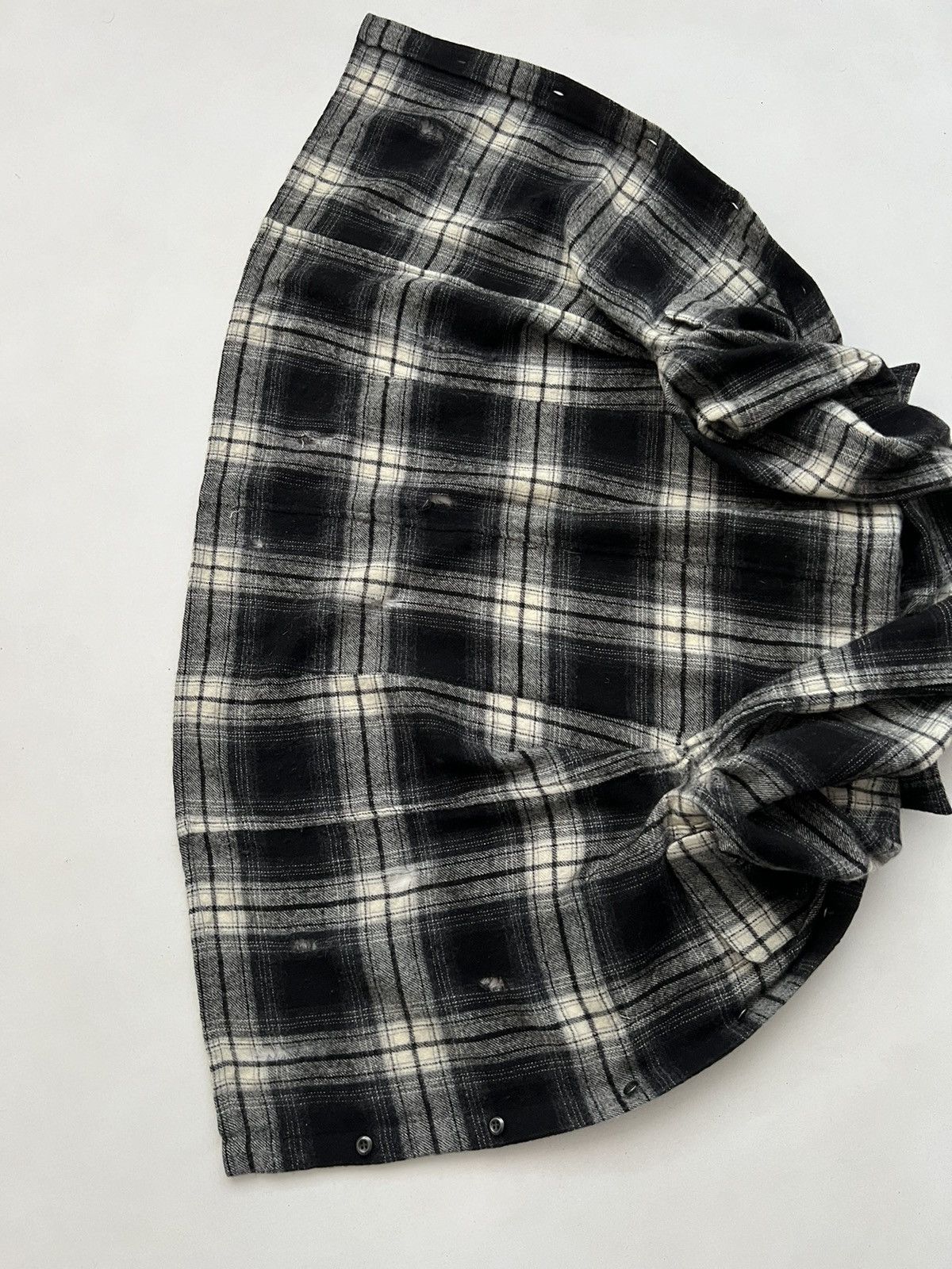 20471120 🔥SAMPLE Attachment Kazuyuki Kumagai Cashmere Grunge Shirt Size US S / EU 44-46 / 1 - 13 Thumbnail