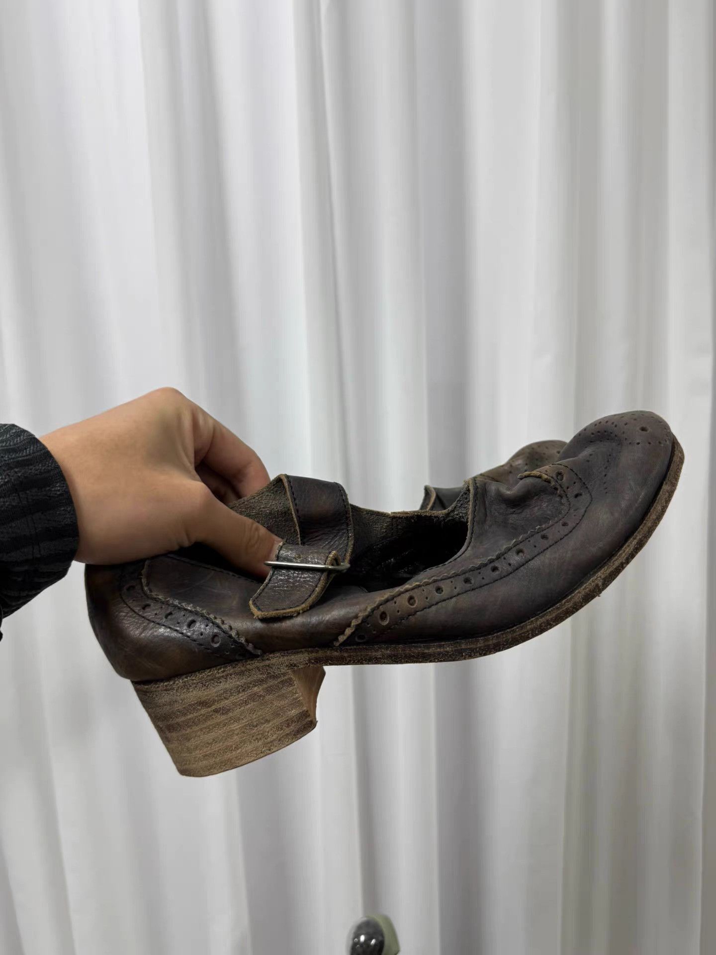 Junya Watanabe Junya Watanabe CDG Distressed Pattern Leather Shoes K20 Size US 8 / IT 38 - 5 Thumbnail