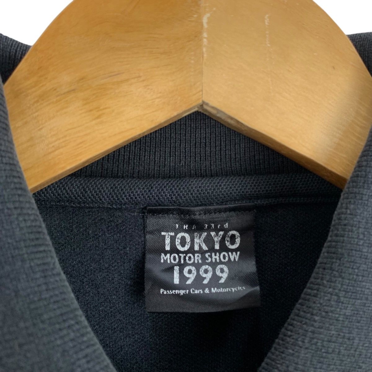 Vintage Vintage 90s The 33RD TOKYO MOTOR SHOW 1999 Collar Tshirt Size US L / EU 52-54 / 3 - 5 Thumbnail