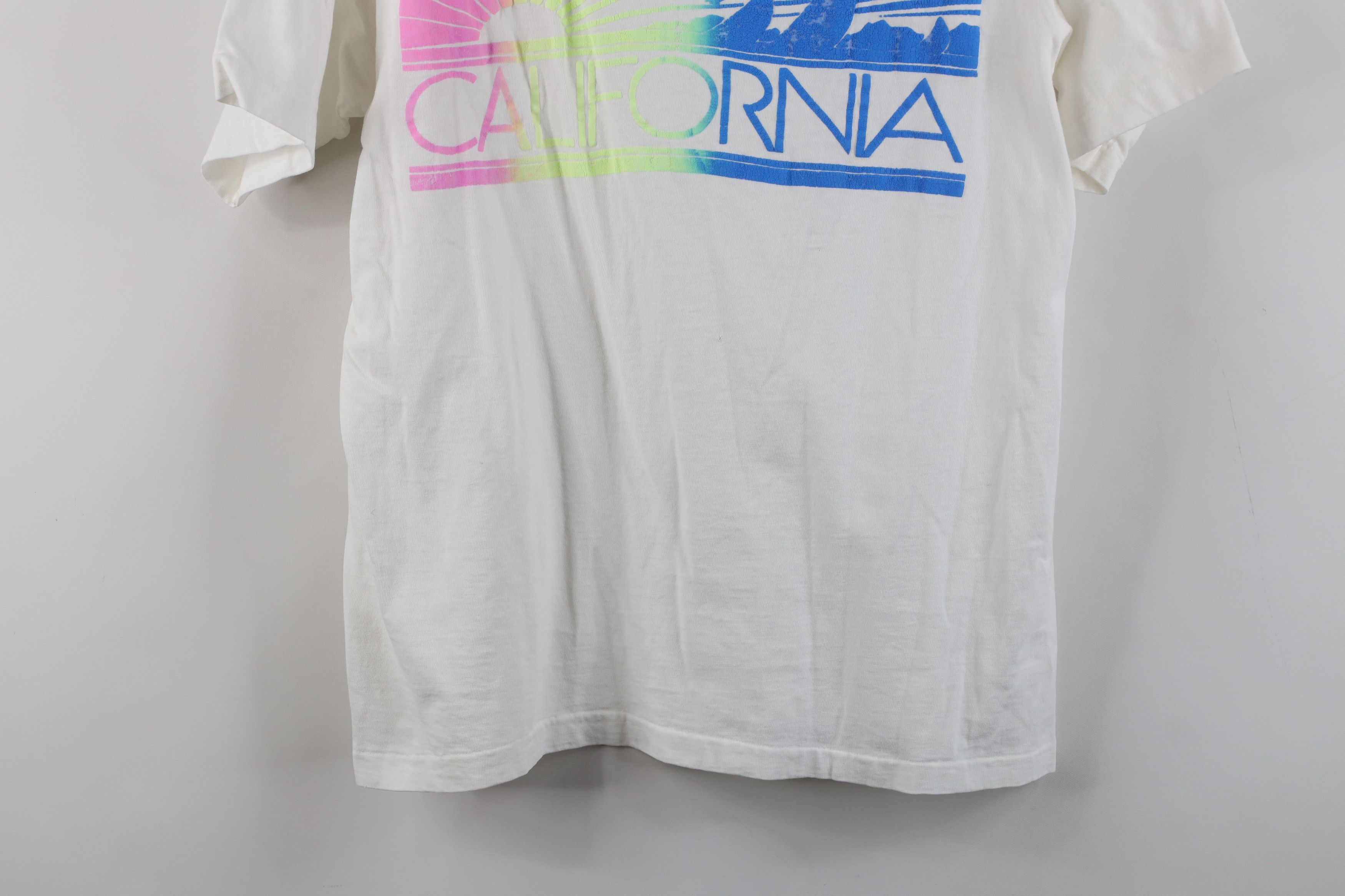 Vintage Vintage 80s 90s Streetwear California Sunset Sailing T-Shirt Size L / US 10 / IT 46 - 3 Thumbnail