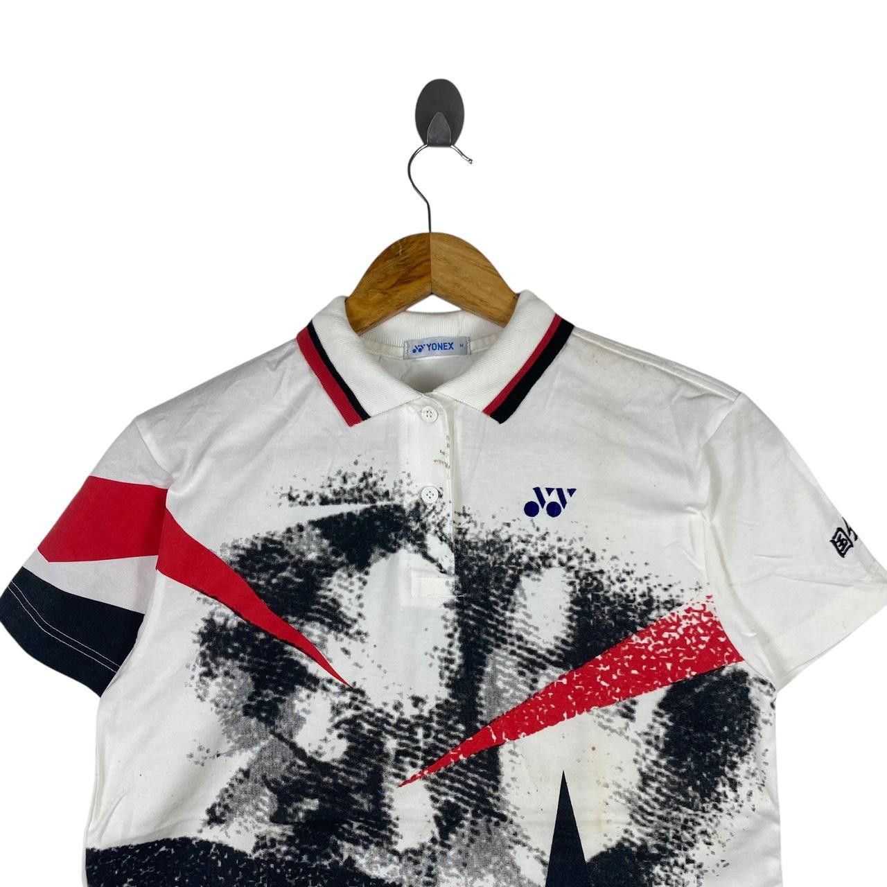 Japanese Brand Vintage ISSEY MIYAKE x YONEX IM Design Studio Tee Shirt Polo Size US M / EU 48-50 / 2 - 2 Thumbnail