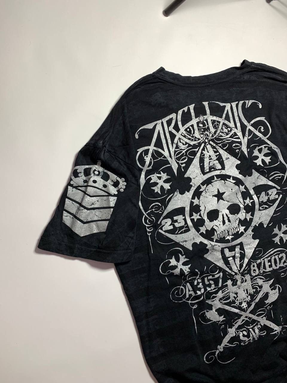 Affliction × Ed Hardy × Tapout Y2K Archaic by Affliction Graphic Rare T-shirt size xl Size US XL / EU 56 / 4 - 4 Thumbnail