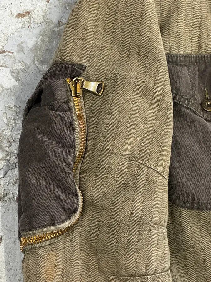 Dolce & Gabbana AW2003 Dolce & Gabbana Khaki Military Cargo Removable Jacket Size US M / EU 48-50 / 2 - 10 Thumbnail