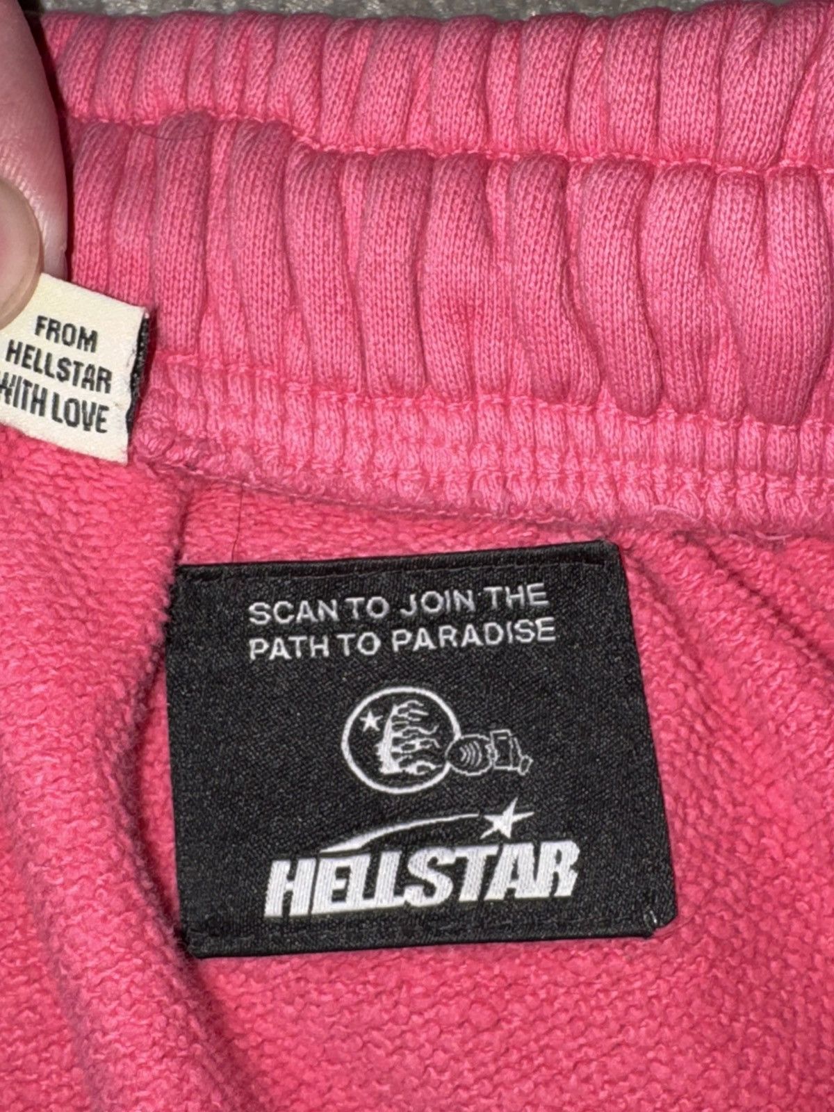 HELLSTAR Hellstar Pink Flame Sweat Shorts Size US 32 / EU 48 - 8 Thumbnail
