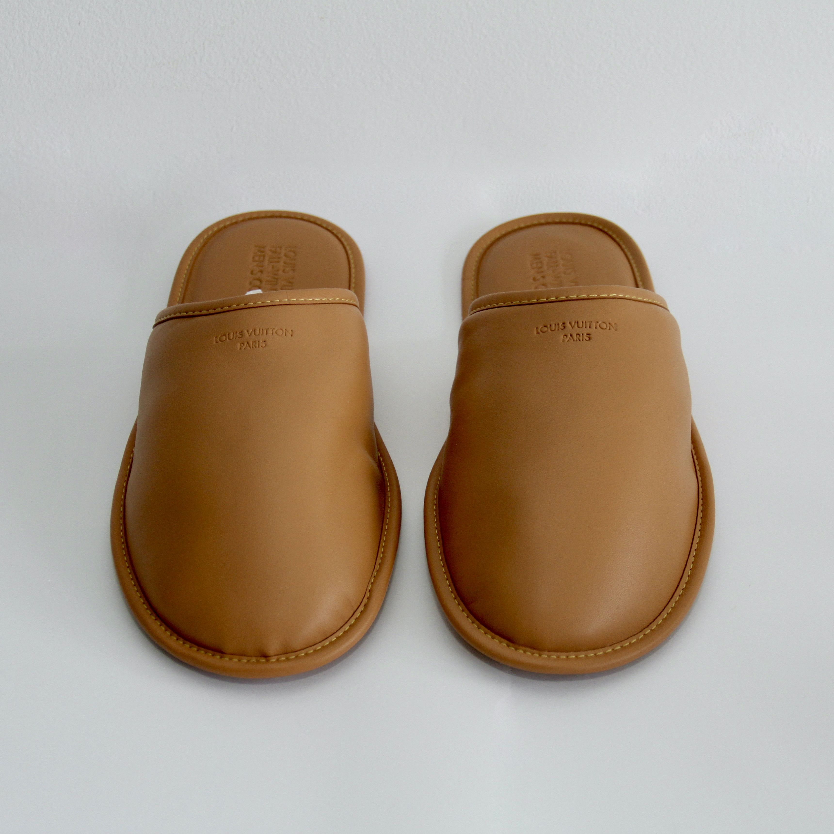Louis Vuitton FW26 Show Invite Slippers Leather RARE NEW
