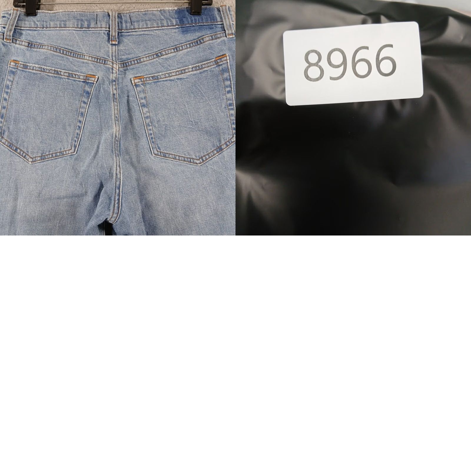 Abercrombie & Fitch Abercrombie & Fitch Jeans 90s Slim Straight Ultra High Rise Light Wash 31/12R Womens Blue Denim Pocket Stretch Size 24" / US 00 / IT 34 - 8 Thumbnail
