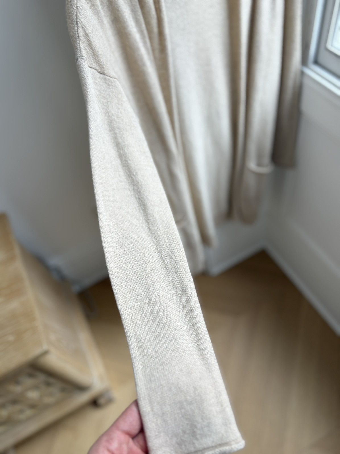 Other NWOT Cuyana Beige Cashmere Long Cardigan Loungewear Medium Size M / US 6-8 / IT 42-44 - 4 Thumbnail