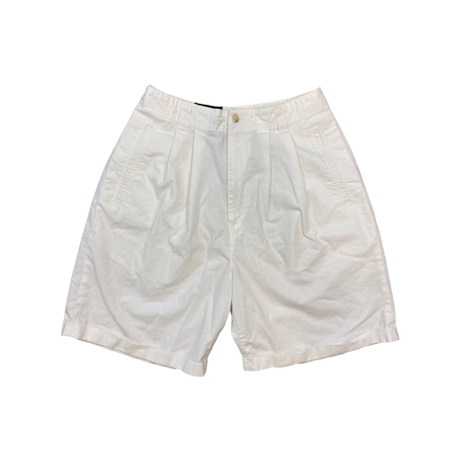 Eddie Bauer Vintage Eddie Bauer chino pleated white shorts size 12 Size 34" / US 12 / IT 48 - 3 Thumbnail
