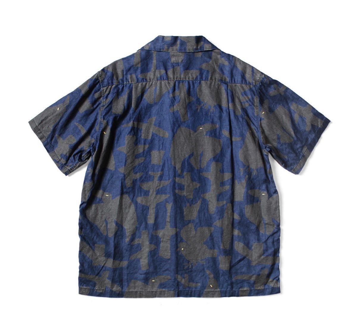 Kapital kapital French Cross Linen GUIDING LIGHT Crow Aloha Shirt Size US L / EU 52-54 / 3 - 2 Thumbnail