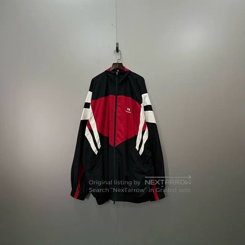 Balenciaga Balenciaga Black Red Double Hook School Uniform Jacket Size US XS / EU 42 / 0 - 1 Thumbnail