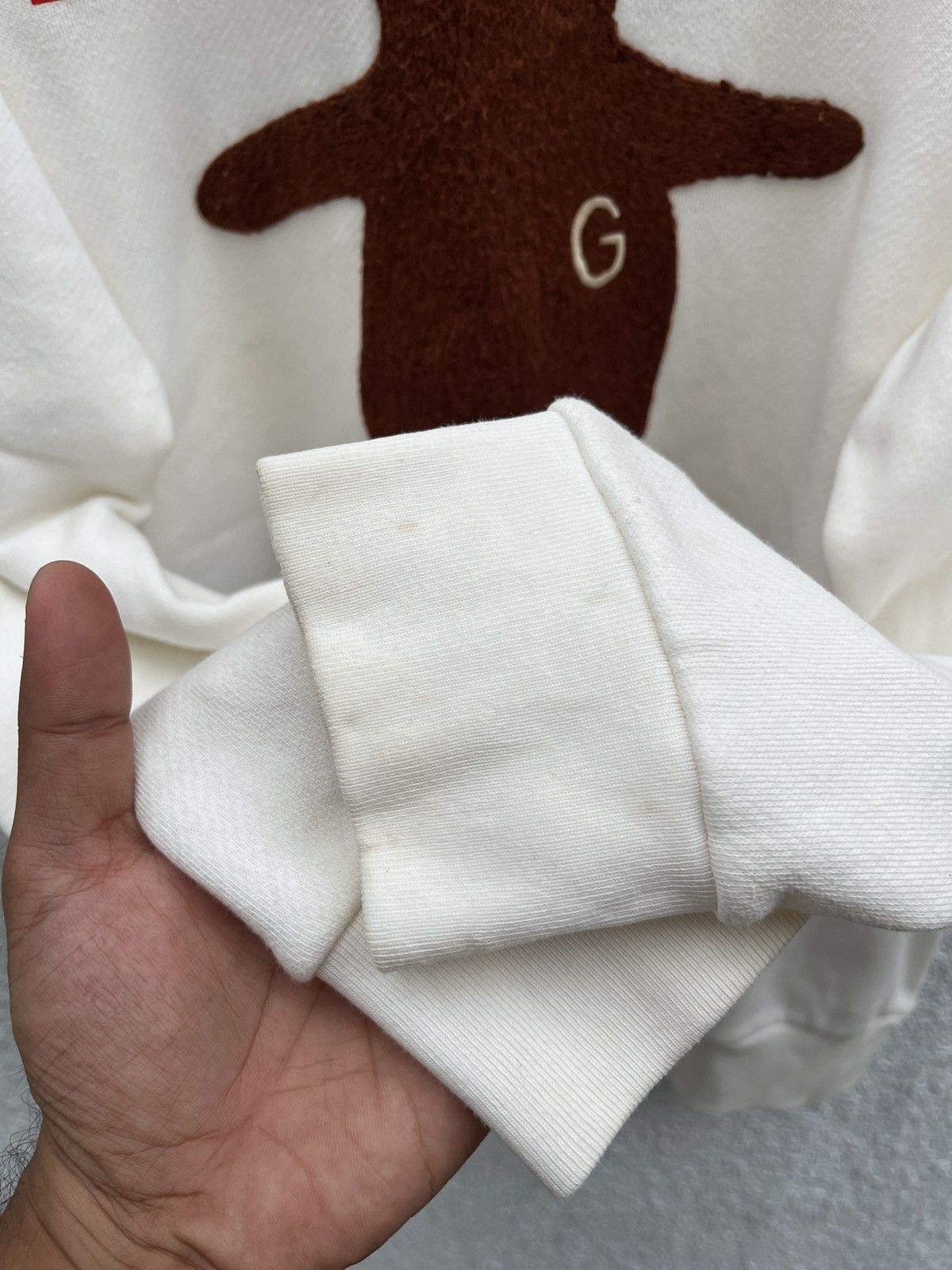 Gucci Gucci Bear Ivory Oversized Sweatshirt Size US M / EU 48-50 / 2 - 19 Thumbnail