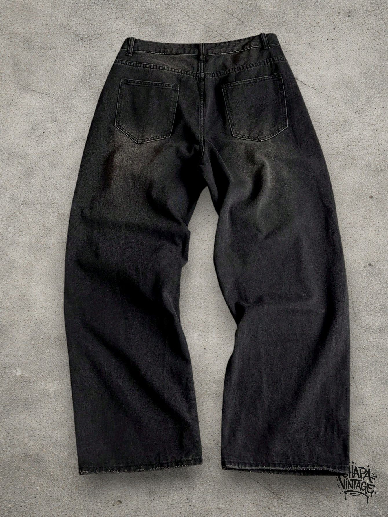 Japanese Brand Washed gray denim jeans Size US 32 / EU 48 - 2 Thumbnail