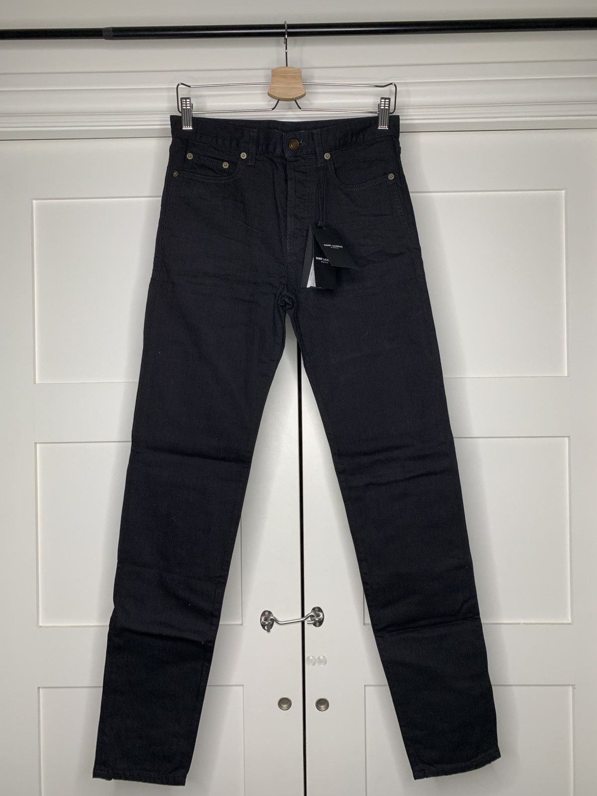 Saint Laurent Paris Saint Laurent Denim Jeans Black Pants Size US 28 / EU 44 - 1 Thumbnail