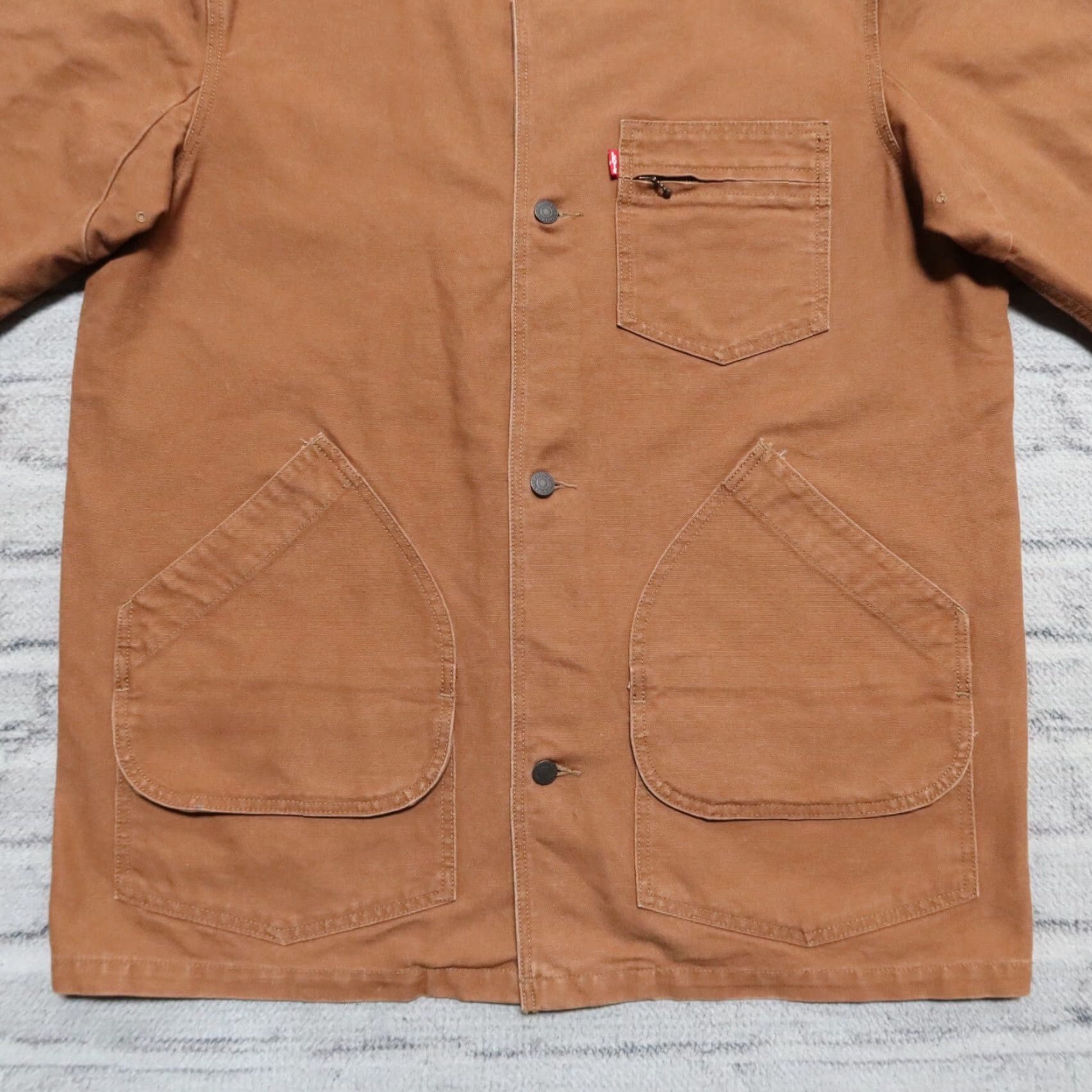 Levi's Levis Big E Chore Barn Jacket Size M Brown Premium Size US M / EU 48-50 / 2 - 3 Thumbnail