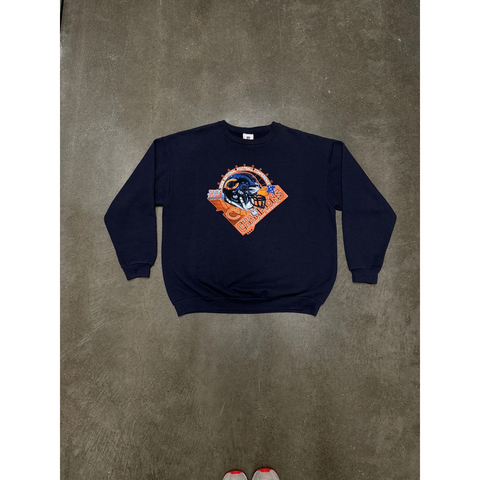 NFL 2007 Chicago Bears NFC Championship Crewneck Size XL / US 12-14 / IT 48-50 - 1 Thumbnail