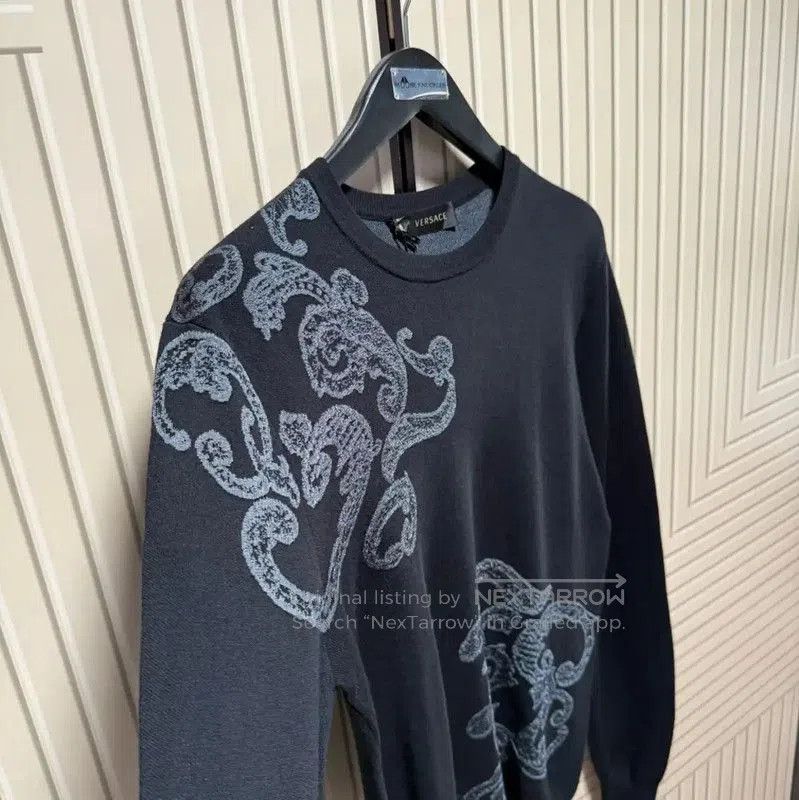 Versace Versace Black Wool Blend Pullover Sweater . Size US M / EU 48-50 / 2 - 3 Thumbnail