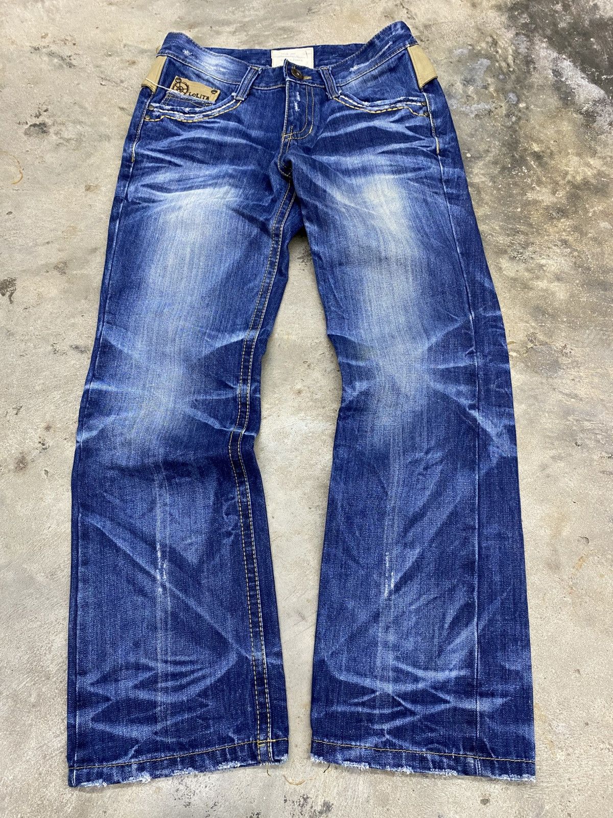 Beauty Beast × Jean undefined wash jeans lolita dungareesro pant Size US 32 / EU 48 - 1 Thumbnail