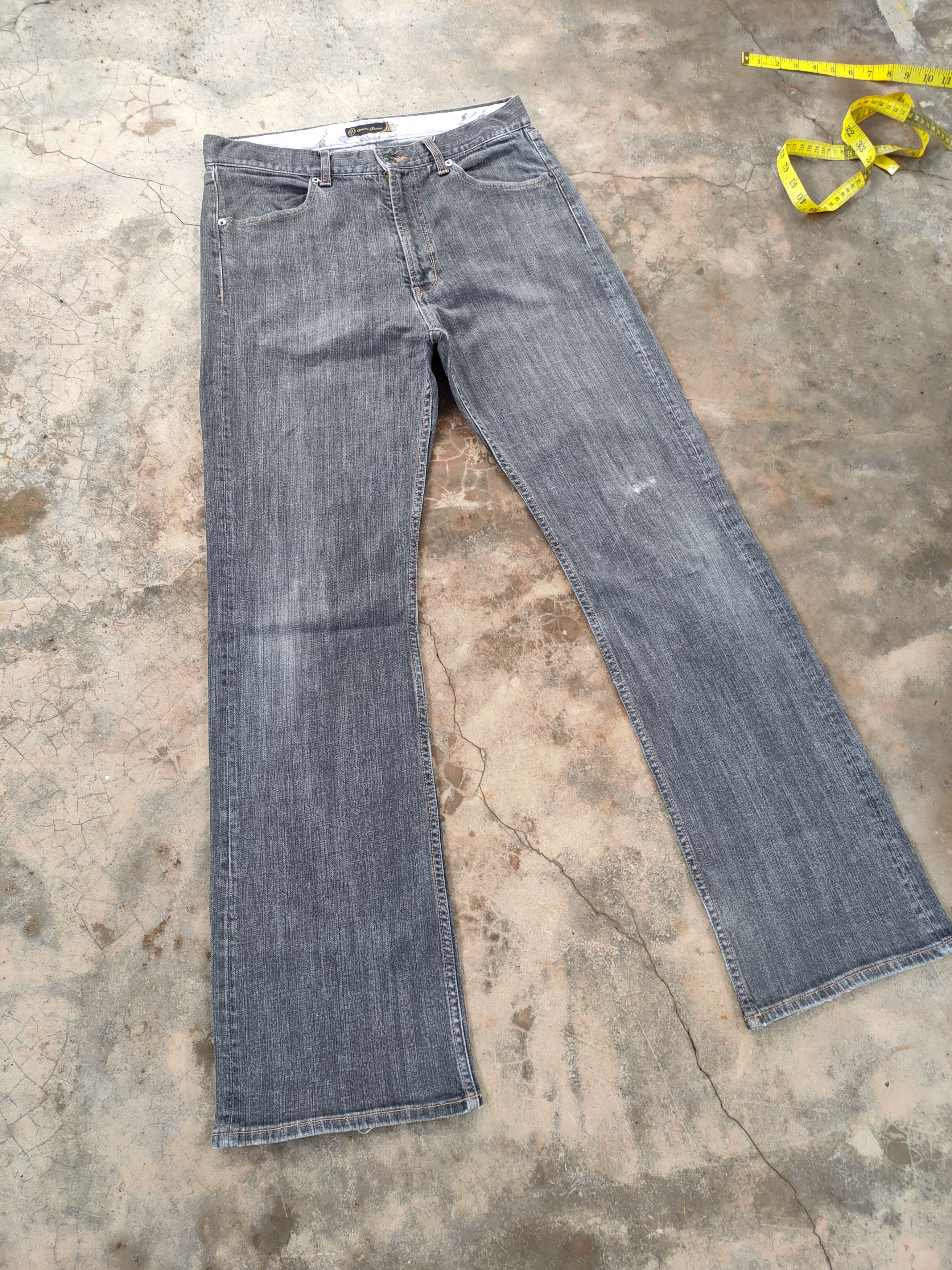 Japanese Brand VINTAGE ORIRIN FLARE BOOTCUT BLACK DENIM JEANS PANTS Size US 32 / EU 48 - 1 Thumbnail