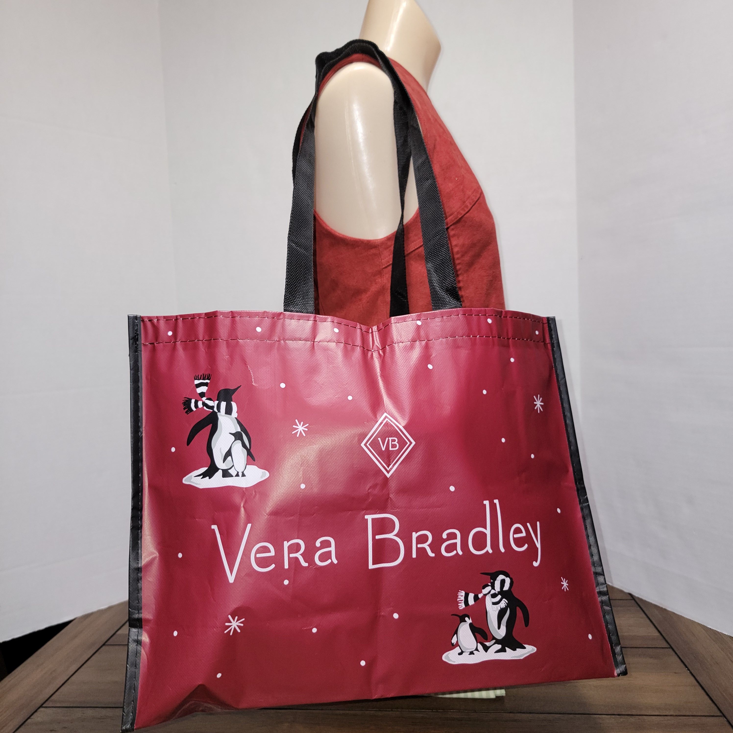 Vera Bradley Beary Merry Polar Bear Iconic Tote New Sealed Vera Bradley Polar Bear | eBay main image 4