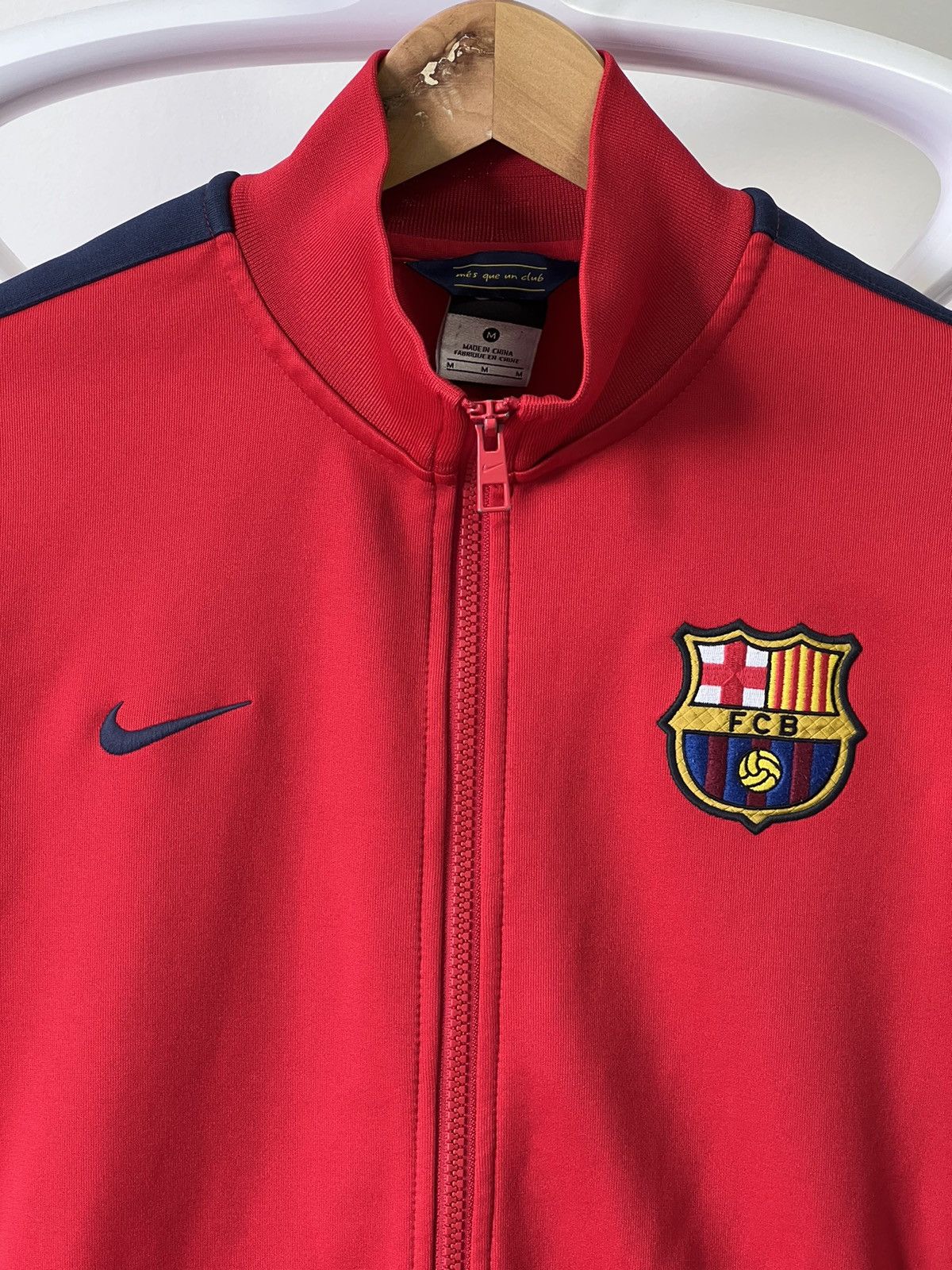 Nike Nike Barcelona 2013/14 Soccer Jacket Size US M / EU 48-50 / 2 - 5 Thumbnail