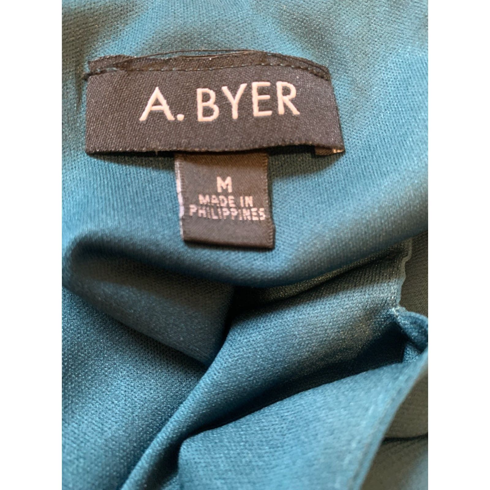 Vintage NWT A. Byer Jrs. Med Tank Dress dark teal lined Sheer Tank Dress Juniors M Womens Size M / US 6-8 / IT 42-44 - 7 Thumbnail