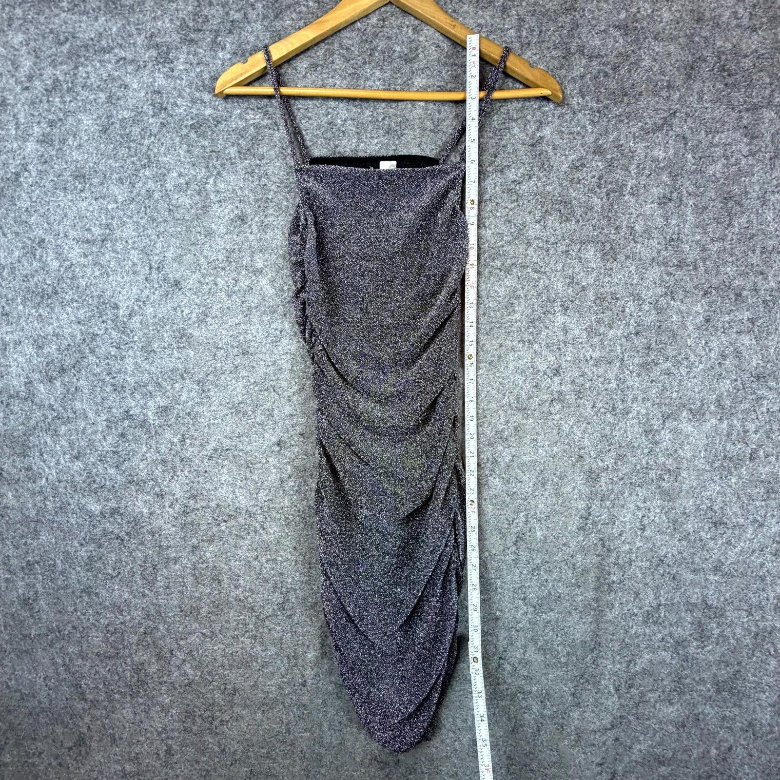H&M H&M Divided Bling Dress XS Black Silver Clubwear Sparkle NYE Size XS / US 0-2 / IT 36-38 - 4 Thumbnail