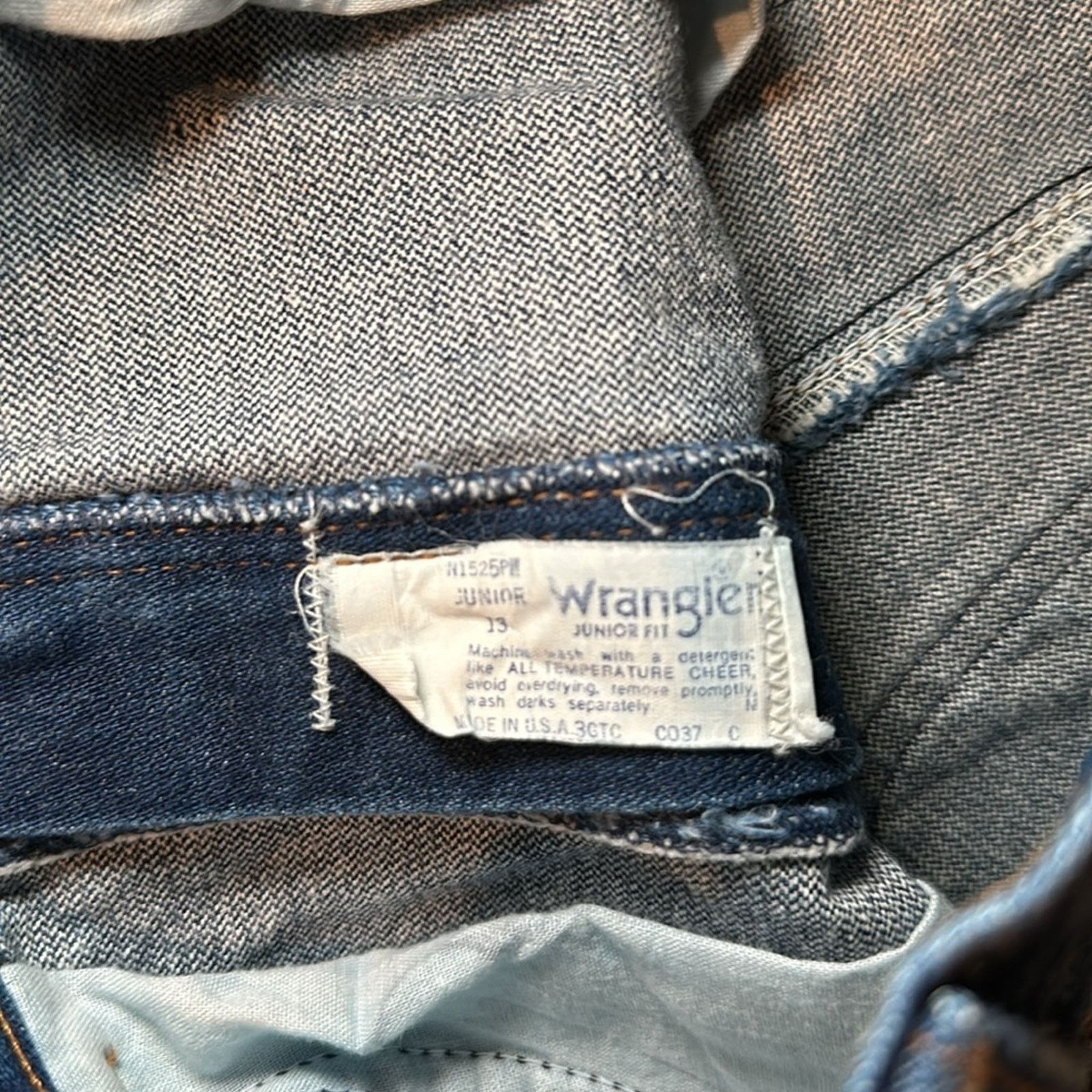 Wrangler Wrangler Vintage Junior Fit Straight High Rise Jeans - 13 Size 27" / US 4 / IT 40 - 7 Thumbnail